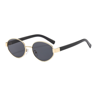 The Sophia Sunglasses | Black/Gold