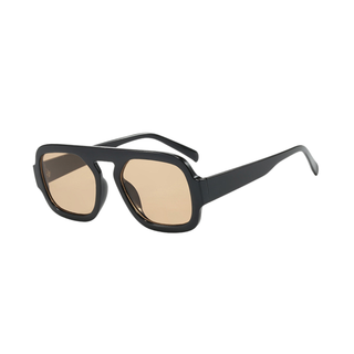 The Gigi Sunglasses | Black/Tan