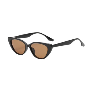 The Pamela Sunglasses | Black / Brown