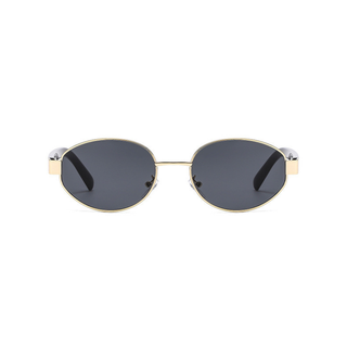 The Sophia Sunglasses | Black/Gold