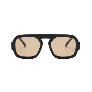 The Gigi Sunglasses | Black/Tan