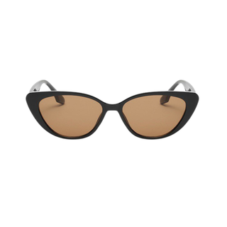 The Pamela Sunglasses | Black / Brown