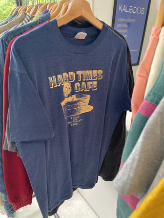 Vintage Blue Hard Time Cafe T-Shirt