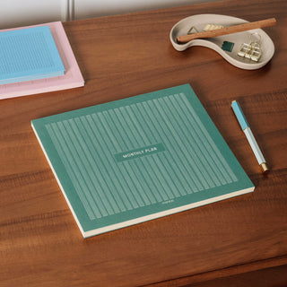 Monthly Plan- Productivity Monthly List Pad, Undated