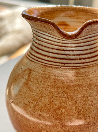 Vintage terracotta mini pitcher