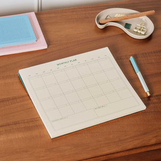 Monthly Plan- Productivity Monthly List Pad, Undated