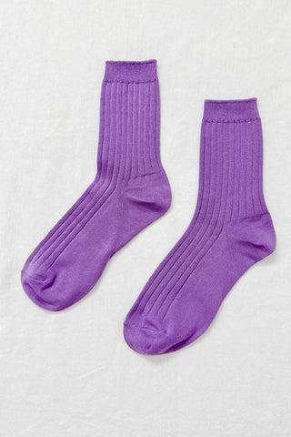 Her Socks - Mercerized Combed Cotton Rib