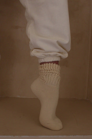 Cream Alabaster Fifi Socks by Na Nin