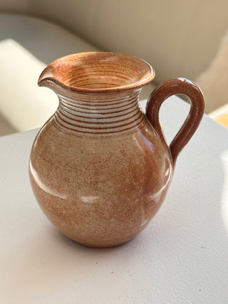 Vintage terracotta mini pitcher