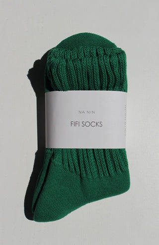 Emerald Fifi Socks by Na Nin