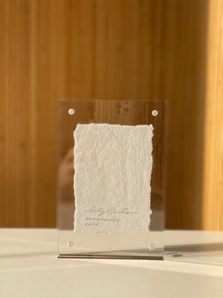 back of art in sunlight