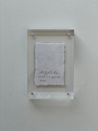 back of art in natural light