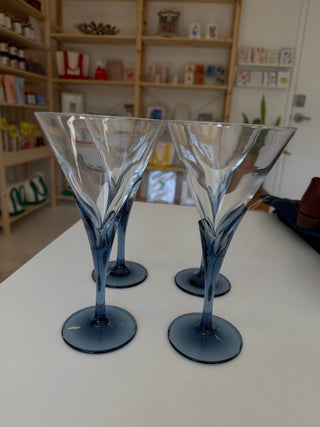 Vintage Luigi Bormioli Bleu Glasses