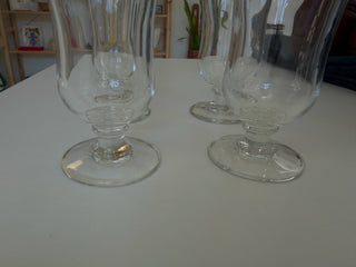 Vintage Clear Footed Parfait Glasses