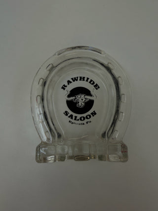 Vintage Rawhide Saloon Horseshoe Ashtray