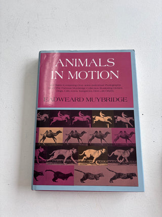 Vintage Animals in Motion Muybridge Book