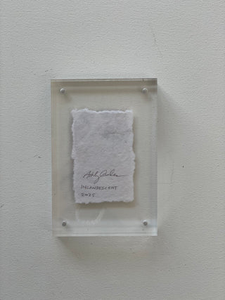 back of art in natural light