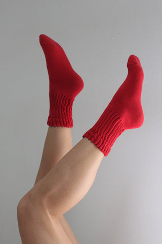 Red Fifi Socks by Na Nin