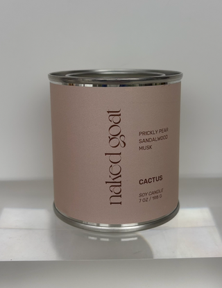 Naked Goat Soy Candle 7oz | Cactus Scent