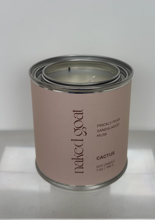 Naked Goat Soy Candle 7oz | Cactus Scent