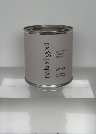 Naked Goat Soy Candle 7oz | Gather Scent