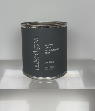 Naked Goat Soy Candle 7oz | Cassis Scent
