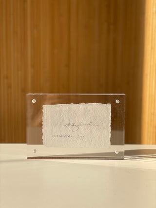 back of art in sunlight