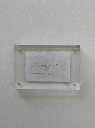 back of art in natural light