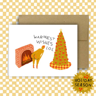 "Warmest Wishes" Holiday Card